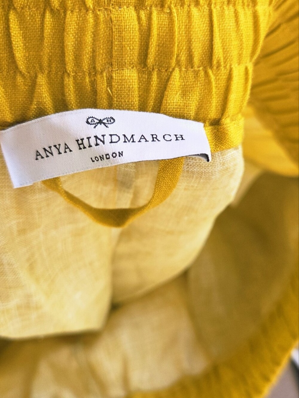 Anya Hindmarch Coco Pops Print Shirt & Shorts Set Linen Large Rare - Picture 11 of 12